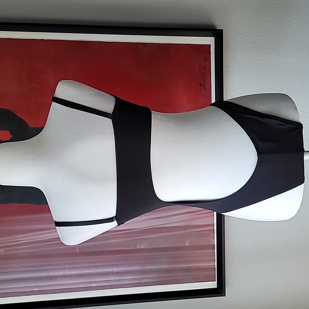 SKIMS Black Cutout One-Piece Swimsuit - Picture 9 of 11